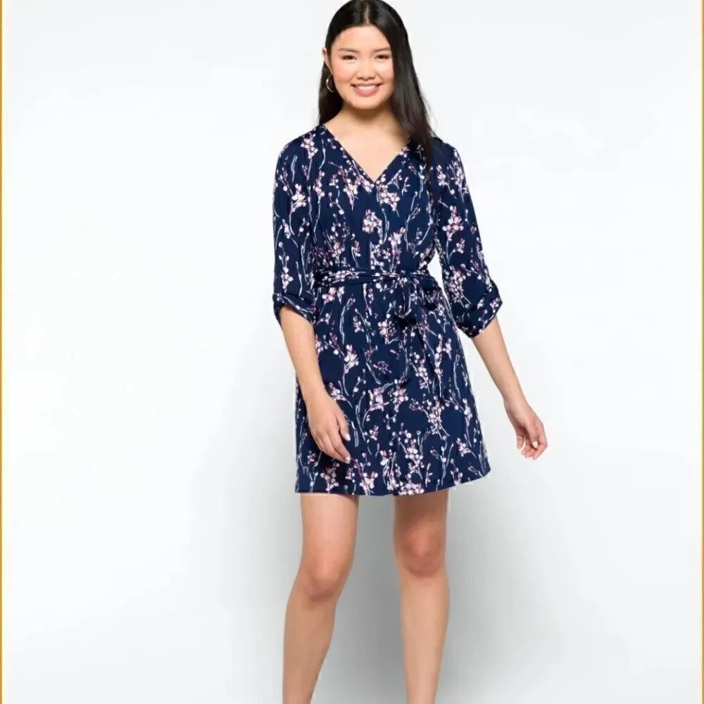 Fortune + Ivy Camilla Knit Shirt Dress size medium NWT